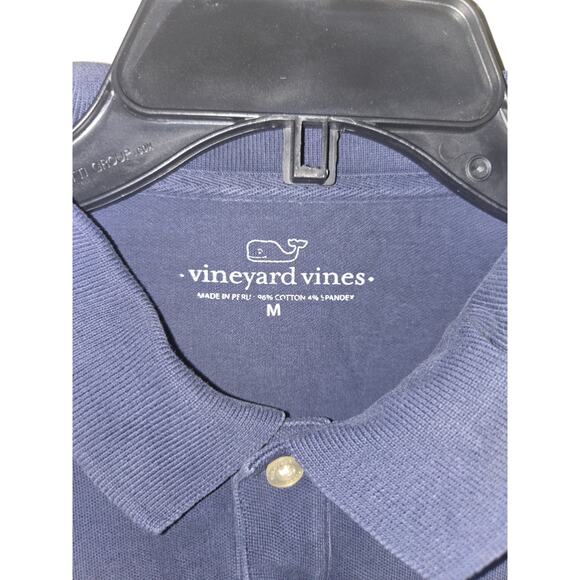 Vineyard Vines Men's Polo Shirt, Navy Blue, Size Medium - Picture 3 of 4